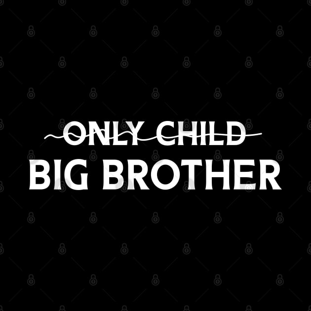 Only Child Big Brother Shirt, Big Brother by Success shopping