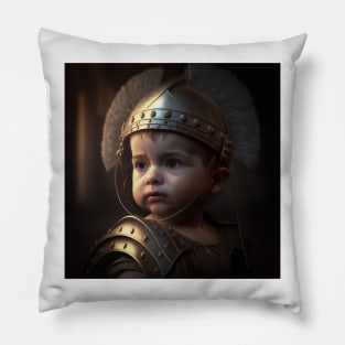 A Cute Gladiator Baby Pillow