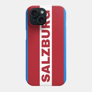 Salzburg City in Austrian Flag Phone Case