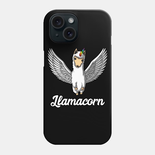 Llamacorn Llama Unicorn Alpaca Phone Case by underheaven