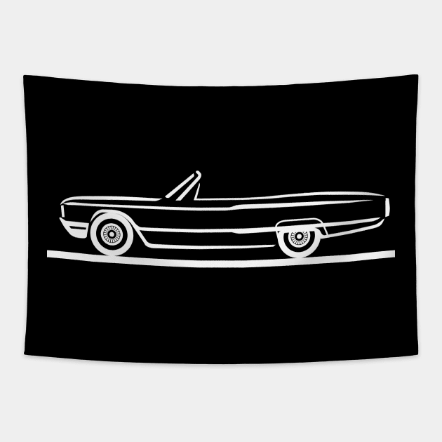 1964 Ford Thunderbird Convertible Tapestry by PauHanaDesign