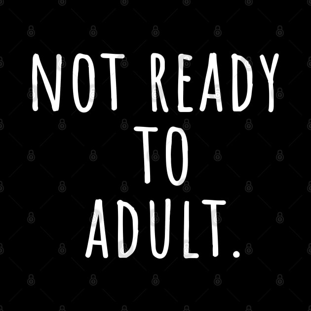 Not ready to adult by Pakanese_Art