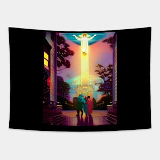 AI generated Christ tshirt Tapestry