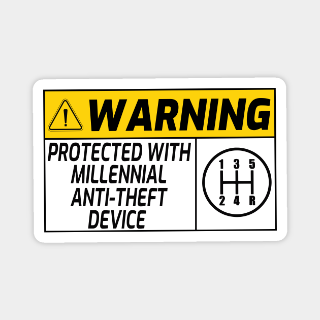 5 Speed Millennial Anti Theft Device Millennial Anti Theft Device