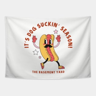 Dog Sucking Season - The Basement Yard Podcast Tapestry