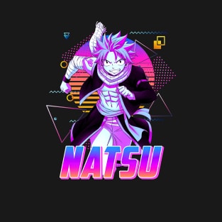 Natsu Dragneel Retro Art T-Shirt