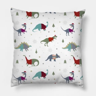 Christmas Dino Pillow