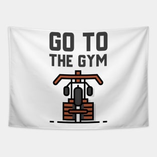 Go To The Gym Tapestry