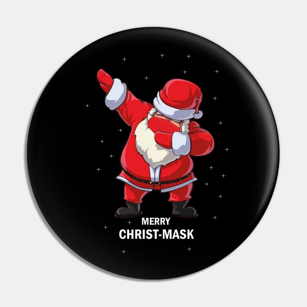 christmas in quarantine Dabbing Santa Pin by For You