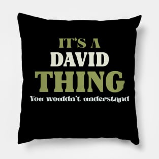 It's a David Thing You Wouldn't Understand Pillow