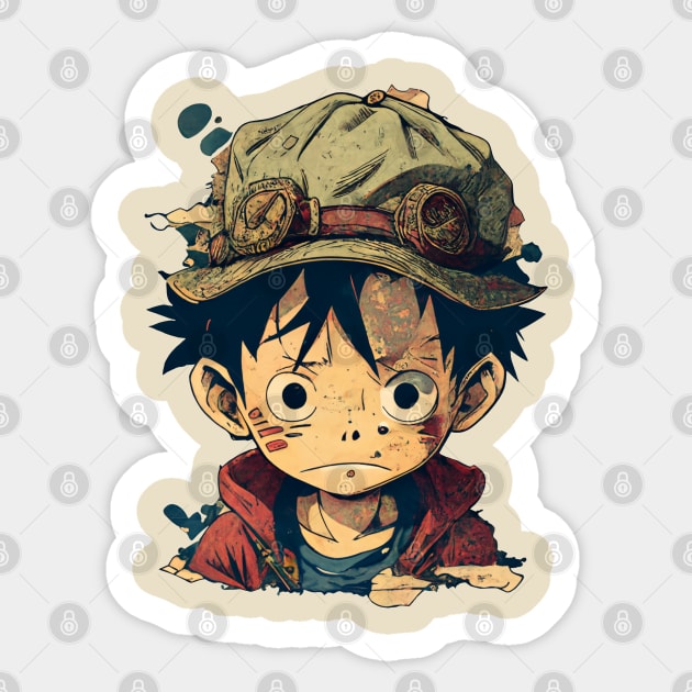 One Piece Monkey D Luffy - One Piece - Sticker