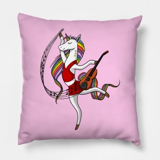 Unicorn Playing Violin Pillow