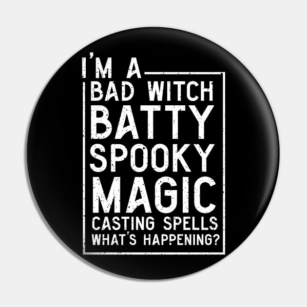 Savage Bad Witch Pin by Perpetual Brunch