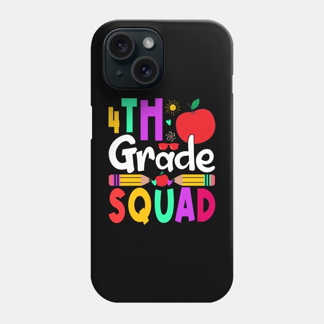 1st Grade Squad Teachers Boys Girls Funny Back To School Phone Case by drag is art