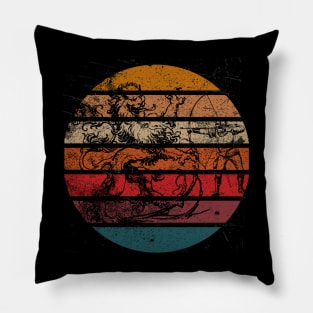 Battle between Good and Evil Pillow