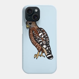 Red Shouldered Hawk (Large Print) Phone Case