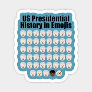 US Presidential History in Emojis Magnet