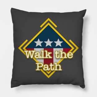 Walk the Path Map Marker Pillow