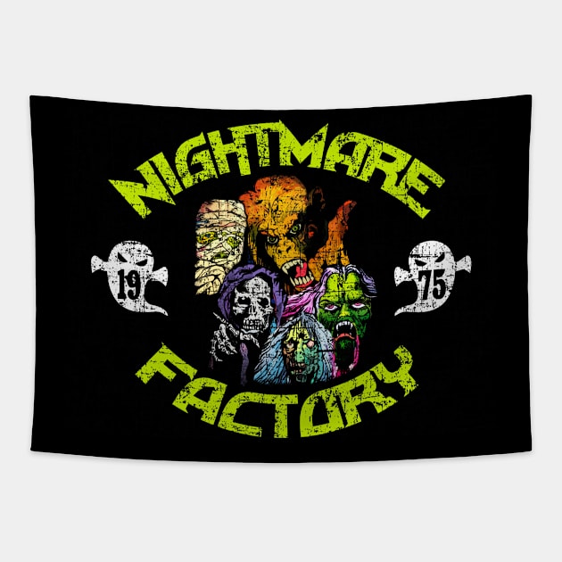 Nightmare Factory, distressed Tapestry by woodsman