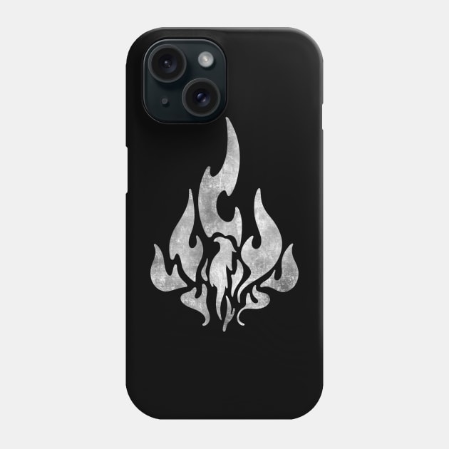 Phoenix WHITE Phone Case by rocksandcolors