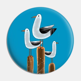 Seagulls Pin