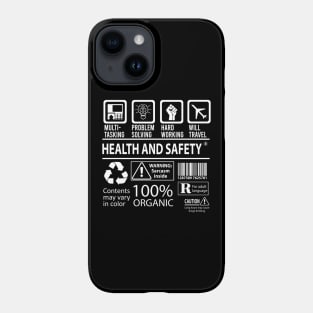 Health And Safety T Shirt - MultiTasking Certified Job Gift Item Tee Phone Case