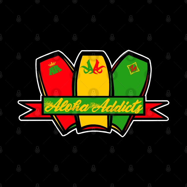 Aloha Addicts Rasta Boards by Oluboiii