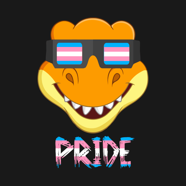 T-Rex Transgender Flag Lgbt by MarrinerAlex