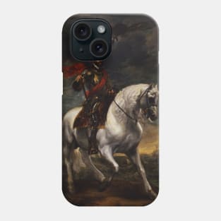 Equestrian portrait of the Emperor Charles V by Anthony van Dyck Phone Case