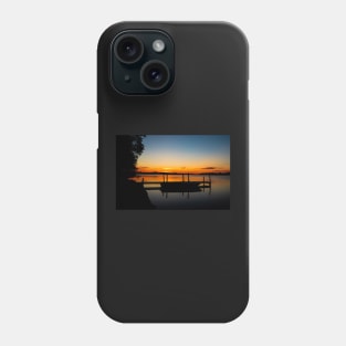 Sunrise over Rice lake Phone Case