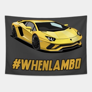 When Lambo? #whenlambo - Crypto fans Tapestry