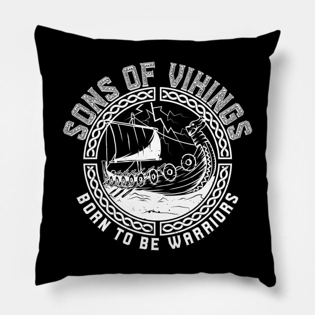 Son Of Vikings Pillow by Buy Custom Things