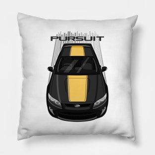 Ford FPV Pursuit UTE - White - Black - Yellow Stripe Pillow