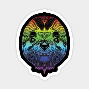 Funny sloth Sloth colorful tshirt Magnet