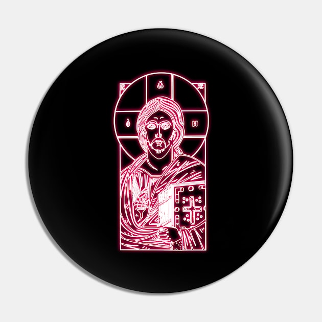 Icone of Jesus-Christ Pin by la chataigne qui vole ⭐⭐⭐⭐⭐