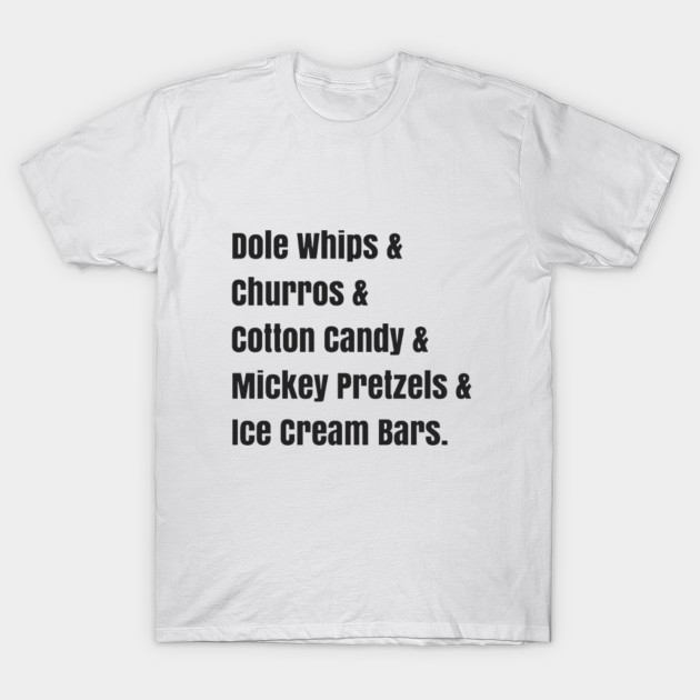 disney snack shirt
