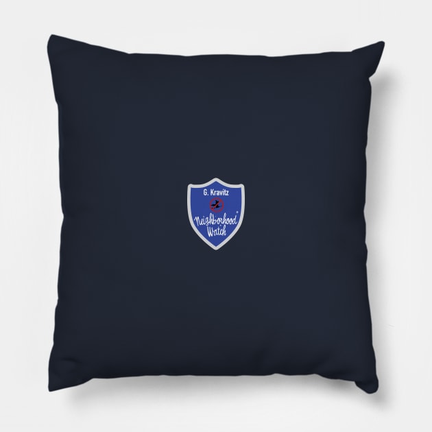 G. Kravitz ( is watching you ) Pillow by Eugene and Jonnie Tee's