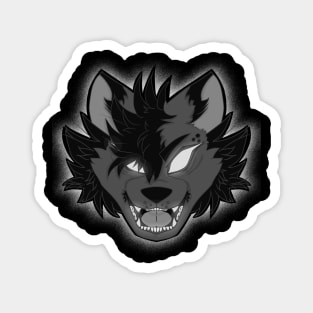 Possessed Hyena BW Magnet