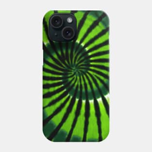 Spiral Liam Green Black Forest Green Tie Dye Phone Case