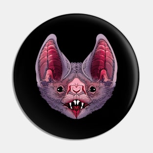 Vampire bat face Pin