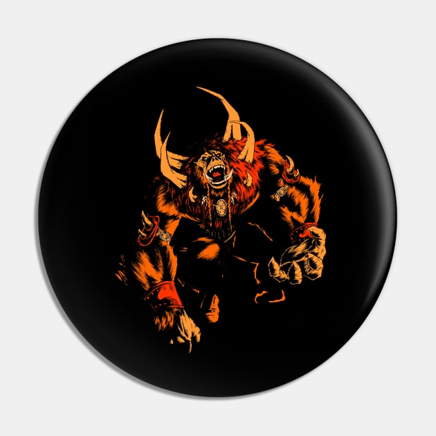 Beastman Pin by JonathanGrimmArt