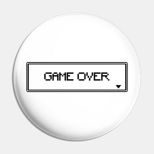 GAME OVER Pin