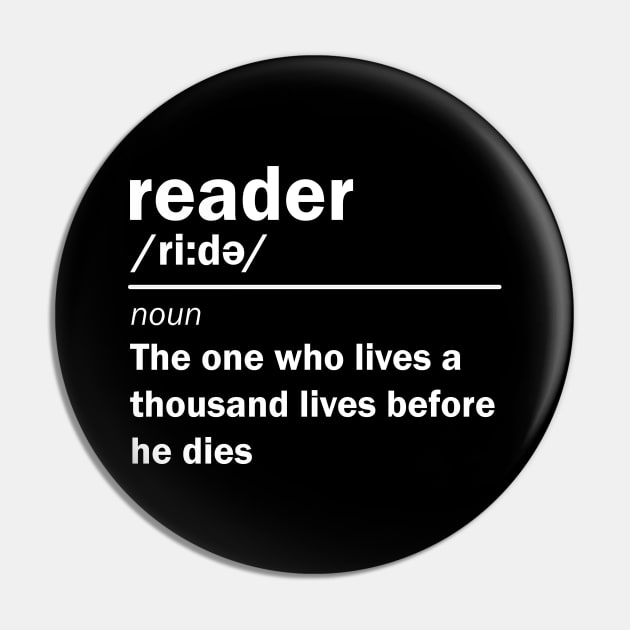Reader He Lives A Thousand Lives Pin by Mandra