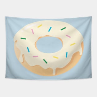 Kawaii Donut with Yellow Frosting Tapestry