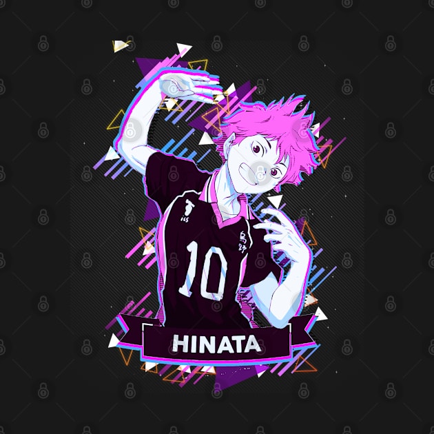 haikyuu - "haikyu" : hinata - haikyu volleyball - 80's retro style classic - awsome gift for anime lover by EhsanStore