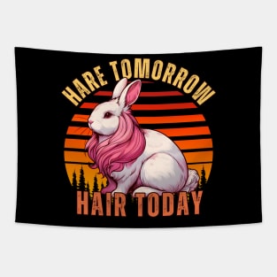 Hair stylist rabbit for barber Tapestry