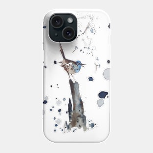 watercolor bird Phone Case