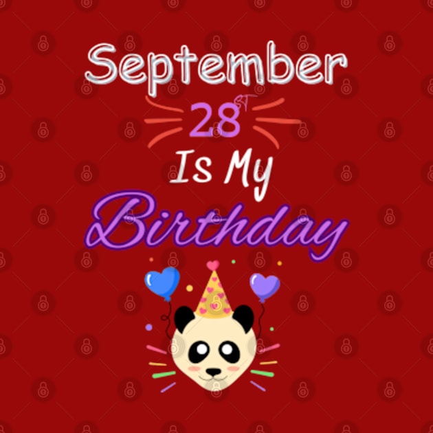 september 28 st is my birthday by Oasis Designs