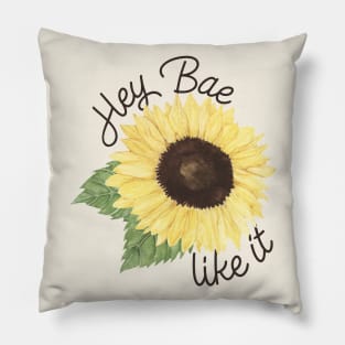 Hey. Bae. Like it. Pillow