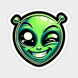 Faccia Alieno | Alien Face | Magnet